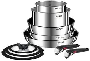 Tefal Zestaw patelni Emotion L897AS74 10 elementów - Zestawy garnków i patelni - miniaturka - grafika 2