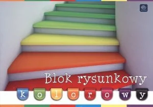 Inter-druk Blok rysunkowy A4 kolorowy - Szkolne artykuły papiernicze - miniaturka - grafika 2