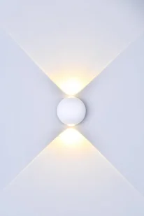 v-tac Kinkiet Ścienny V-TAC 6W LED Szary Okrągły IP65 VT-836 4000K 660lm - Lampy ścienne - miniaturka - grafika 7