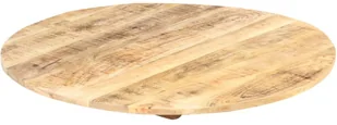 vidaXL Lumarko Blat stołu, lite drewno mango, okrągły, 15-16 mm, 80 cm 286003 - Meble modułowe i akcesoria - miniaturka - grafika 14