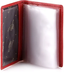 Wittchen 21-2-036-3 Wizytownik czerwony - Wizytowniki - miniaturka - grafika 4