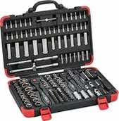 Zestawy narzędziowe - Vigor V2461N zestaw kluczy nasadowych (172 pojedyncze elementy, w tym grzechotki przełączające, przedłużki, różne klucze nasadowe i bity) - miniaturka - grafika 1