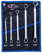 Zestawy narzędziowe - TecTake Klucze oczkowe dwustronne odgięte zestaw 5 szt 402496 - miniaturka - grafika 1