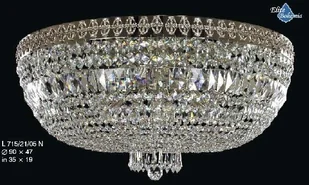 Elita bohemia Plafon kryształowy pałacowy na 21 żarówek - Bohemia L 715/21/05 N - Lampy sufitowe Elita bohemia Plafon kryształowy pałacowy na 21 żarówek - Bohemia L 715/21/05 N - Lampy sufitowe - miniaturka - grafika 1