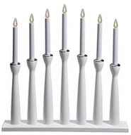 Oświetlenie świąteczne - Markslojd 702232 - Świecznik świąteczny MASESKÄR 7xE10/3W/230V biały - miniaturka - grafika 1