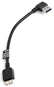 Kable USB - System-S Micro USB 3.0 do kabla USB 3.0 Typ A 90 ° gewinkelt kabel do transmisji danych kabel do ładowania 17 cm 53526092 - miniaturka - grafika 1
