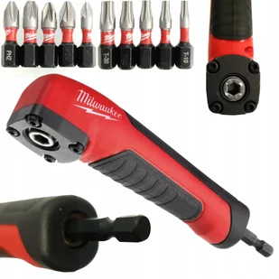 Milwaukee Udarowa nasadka kątowa z bitami 10 szt. 4932471274 4932471274 - Klucze i nasadki - miniaturka - grafika 6