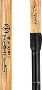 Spokey Kije trekkingowe 105-135 cm z ekologicznych materiałów BASTONE - Kije trekkingowe - miniaturka - grafika 6