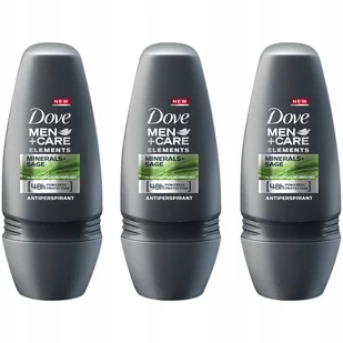 Dove Men+Care MIX Roll On w Kulce 3x50ml - Dezodoranty i antyperspiranty męskie - miniaturka - grafika 3