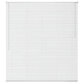 Żaluzje - vidaXL Żaluzja aluminiowa, biała 140x160 cm - miniaturka - grafika 1