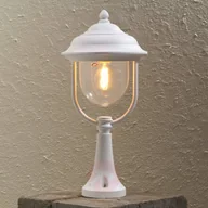 Lampy ogrodowe - Konstsmide Doskonała lampa na cokół PARMA, biały - miniaturka - grafika 1