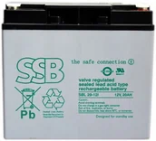 Baterie do zasilaczy awaryjnych UPS - SSB Sbl 20-12i 12V 20AH Akumulator Agm - miniaturka - grafika 1