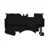 Kostki, złączki, wtyczki - Geberit DEGSON szynowa 1,5mm2 1P 3-przewodowa zacisk push-in czarna DS1.5-TW-01P-13-00A( - miniaturka - grafika 1