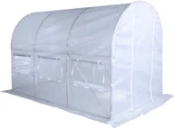 Szklarnie ogrodowe - Home&Garden tunel foliowy 200 x 300 cm 6 m2) biały - miniaturka - grafika 1