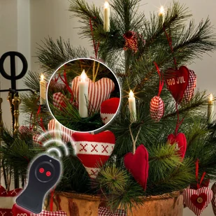 KonstSmide Bezprzew. lampki choinkowe LED, białe, 10-pkt - Oświetlenie świąteczne - miniaturka - grafika 2