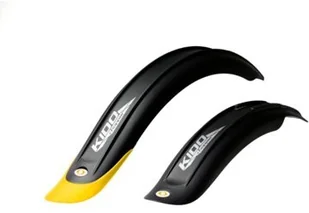 SIMPLA Błotniki rowerowe Kido 20 Short Czarno-żółty KIDO 20 SHORT CZARNY - Błotniki rowerowe - miniaturka - grafika 4