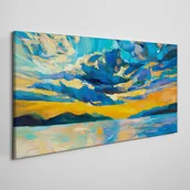 Obrazy i zdjęcia - PL Coloray Obraz na Płótnie morze niebo zachód słońca 100x50cm - miniaturka - grafika 1