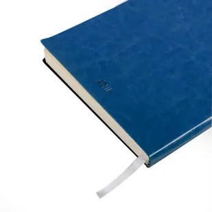 OPUS Notes Notatnik biurowy miękki w kratkę zamykany O.NOTE Praha 207 x 145 mm A5) granatowy NOTEPRAHAHSL128SQLNAVY - Notesy i bloczki - miniaturka - grafika 2