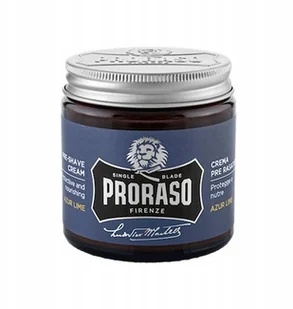 PRORASO Azur Lime Pre-Shave - krem 100ml - Kosmetyki do golenia - miniaturka - grafika 3