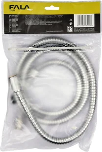 FALA WĄŻ PRYSZNICOWY 1.5M WZMOCNIONY PODWÓJNY SPLOT CHROMOWANY 75648 - Węże prysznicowe - miniaturka - grafika 4