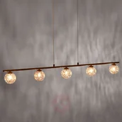 Lampy sufitowe - Paul Neuhaus Oświetlenie GRETA Lampa Wisząca Rudy, 5-punktowe 2040-48 - miniaturka - grafika 1