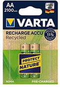 Baterie i akcesoria - Varta Recharge ustawiać akumulator Recycled AA Mignon 2100 mAh 56816101402 - miniaturka - grafika 1