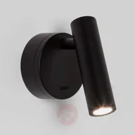 Lampy ścienne - Astro Lighting Kinkiet ENNA LED Surface Czarny Switched 7499 - - miniaturka - grafika 1
