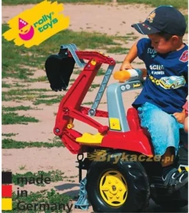 Rolly Toys Koparka Doczepiana Czerwona - Jeździki dla dzieci - miniaturka - grafika 8