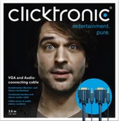 Kable - ClickTronic kabel VGA + Audio 20m - miniaturka - grafika 1