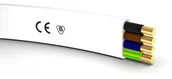 Przewody elektryczne - Elektrokabel Przewód YDYp 4x2,5 450-750V płaski YDYp_4x2_5_7 - miniaturka - grafika 1