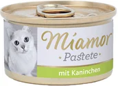 Mokra karma dla kotów - Miamor Katzenzarte Fleischpastete pasztet mięsny smak królik 85g - miniaturka - grafika 1