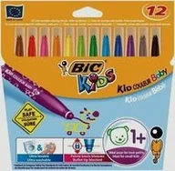 Flamastry - BIC Flamastry Kid Couleur Baby 12 sztuk - miniaturka - grafika 1