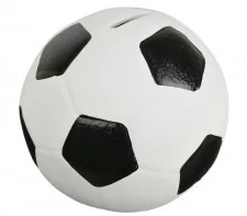 Max-land SKARBONKA PIŁKA DEKORACYJNA CERAMICZNA XXL CZERŃ PIŁKA-XXL CZERŃ - Skarbonki - miniaturka - grafika 2