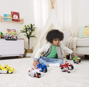 Spin Master MASTER Psi Patrol Moto Pups Motocykl i figurka Marshall 20127784 20127784 - Samochody i pojazdy dla dzieci - miniaturka - grafika 4