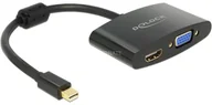 Inne akcesoria audio-wideo - Delock 65553 cable gender changer mini Displayport HDMI-A, VGA Czarny, Adapter 4043619655533 - miniaturka - grafika 1
