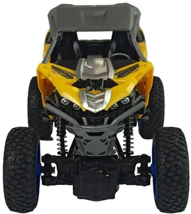 Import LEANToys Terenowe Auto Off- Road Zdalnie Sterowane 2,4 GHz 1:16 Żółte LT-9389-0 - Zabawki zdalnie sterowane - miniaturka - grafika 3