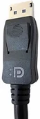 Kable - Techly ICOC DSP-A14-020 2m DisplayPort DisplayPort czarny adapter kabla wideo 103786 - miniaturka - grafika 1