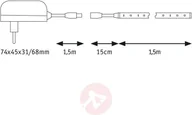 Taśmy LED - Paulmann Paulmann SimpLED taśma set, powlekany, ciepła biel - miniaturka - grafika 1