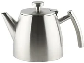 Dzbanki i imbryki - Café Ole dzbanek na herbatę z podwójnymi ściankami z pokrywką na zawiasach ze stali nierdzewnej, satyna, 0,6 L HTP-06DW/S - miniaturka - grafika 1