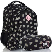 Zestawy szkolne - HEAD HEAD ZESTAW SZKOLNY 2w1 PLECAK PIÓRNIK DIAMENTY HD-340 + HD-341 - miniaturka - grafika 1