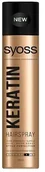 Kosmetyki do stylizacji włosów - Syoss Keratin Hairspray lakier do włosów w sprayu Extra Strong 300ml - miniaturka - grafika 1