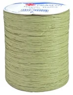 Akcesoria i części do maszyn do szycia - Unbekannt Present - RAYON RAFFIA Bastband - oliwkowa - cewka 100 m 133-621 - miniaturka - grafika 1