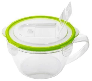 Branq DOSTAWCA Pojemnik Q-Look Go Okrągły 0,9l 1155 BRA000226 - Pojemniki kuchenne - miniaturka - grafika 2