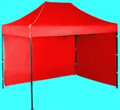 Pawilony ogrodowe - Expodom Namiot ekspresowy 2x3m - stalowy, Czerwony, 2 ściany boczne - miniaturka - grafika 1