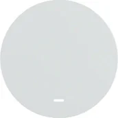 Wyłączniki światła i elektryczne - Hager sp. z o.o. Berker R.1/R.3 Klawisz pojedynczy z soczewką do łącznika biały 16212089 - miniaturka - grafika 1