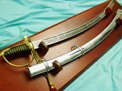 Repliki - broń - Płatnerze hiszpańscy REPLIKA SZABLA POLSKA Radziwiłłówką NA TABLO z 1917r NR 1917 GP+TD 1917 GP+TD - miniaturka - grafika 1