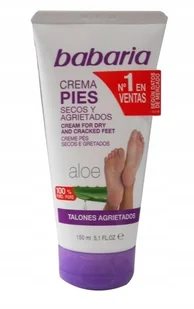 Babaria Feet Krem do nóg do zrogowaciałej skóry Cracked Feet-Cream with Aloe Vera 150ml - Balsamy i kremy do ciała - miniaturka - grafika 3