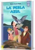 Książki do nauki języka hiszpańskiego - La Perla Azul książka + audio online A2 - miniaturka - grafika 1