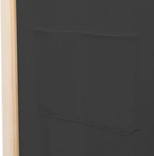 vidaXL Parawan 4-panelowy, szary, 160x170x4 cm, tkanina vidaXL - Parawany - miniaturka - grafika 6