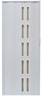 Drzwi wewnętrzne - Drzwi Harmonijkowe Natura 005S 80 cm dąb biały - miniaturka - grafika 1